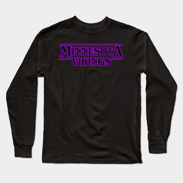 Stranger Vikings Long Sleeve T-Shirt by CASH Clothing